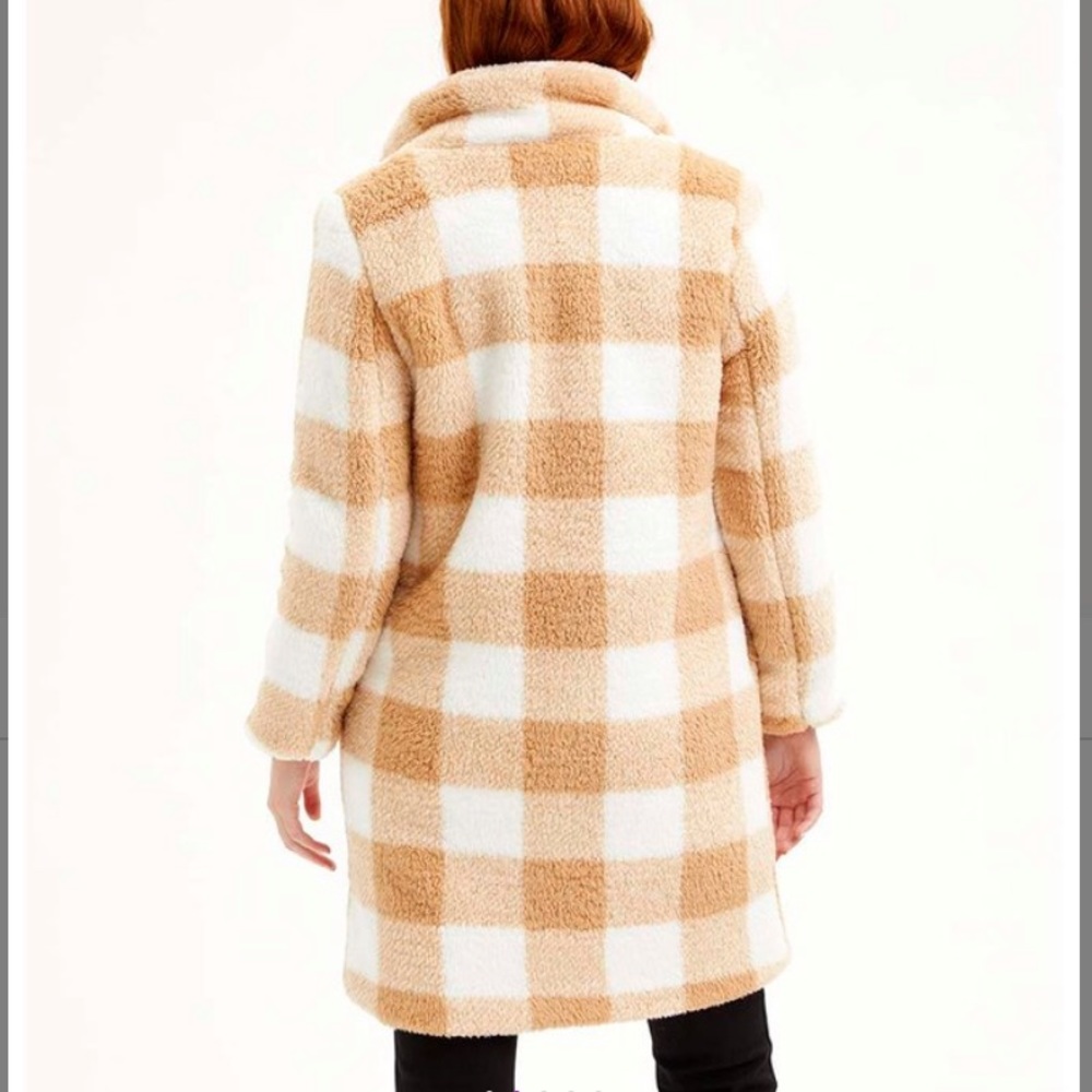Steve Madden Sherpa Coat! Plaid! Size M, L, 3X! NWT! - Picture 12 of 12
